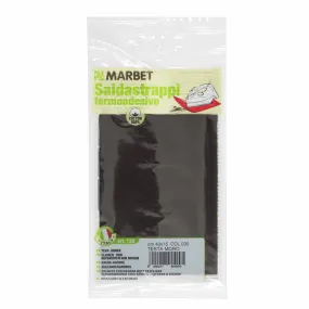 Marbet Dark Brown Iron-on Mending Fabric - 40 x 15cm