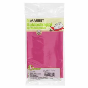 Marbet Fuchsia Iron-on Mending Fabric - 40 x 15cm