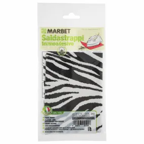 Marbet Zebra Print Iron-on Mending Fabric - 40 x 15cm