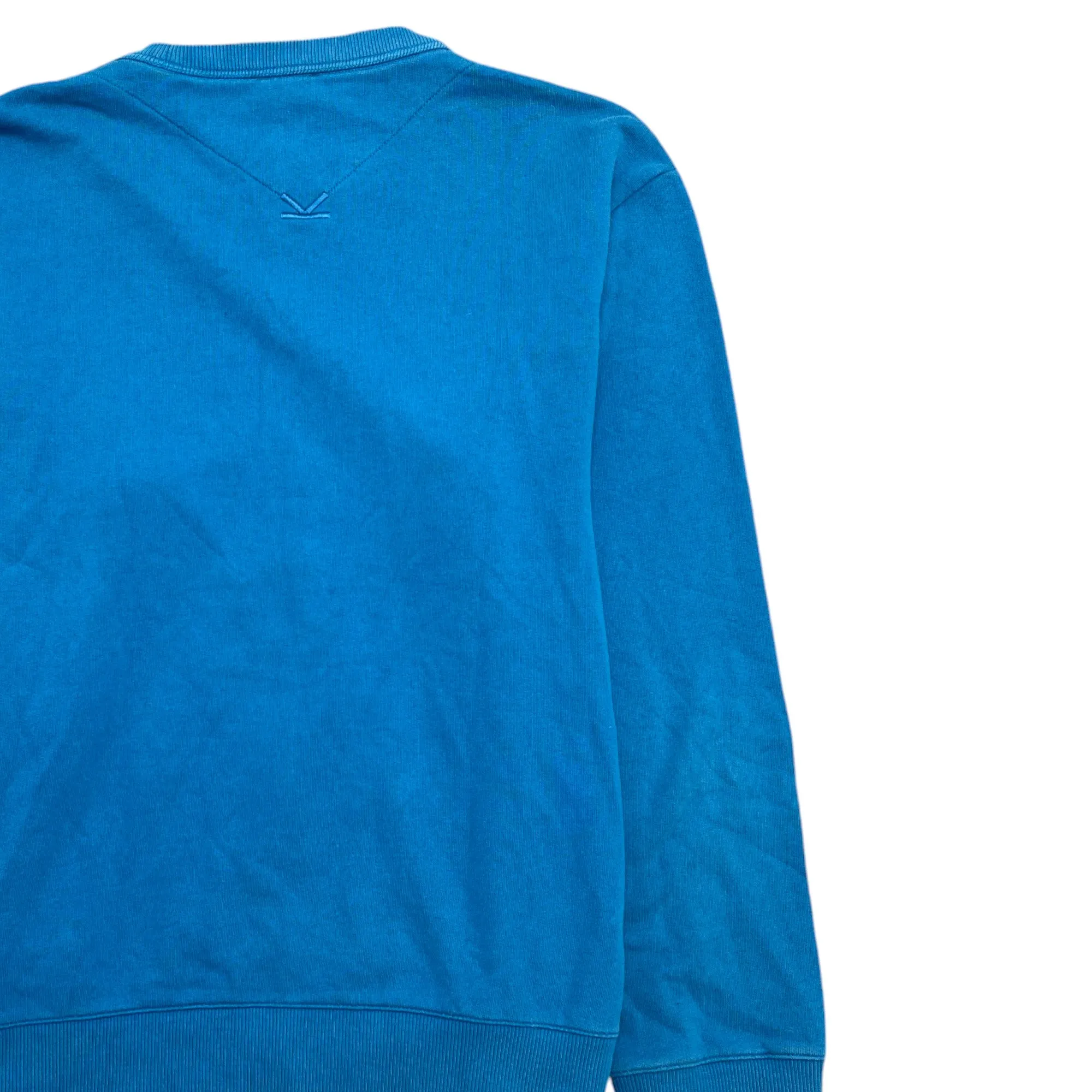 Men's Embroidered Logo Sweatshirt Blue Size L