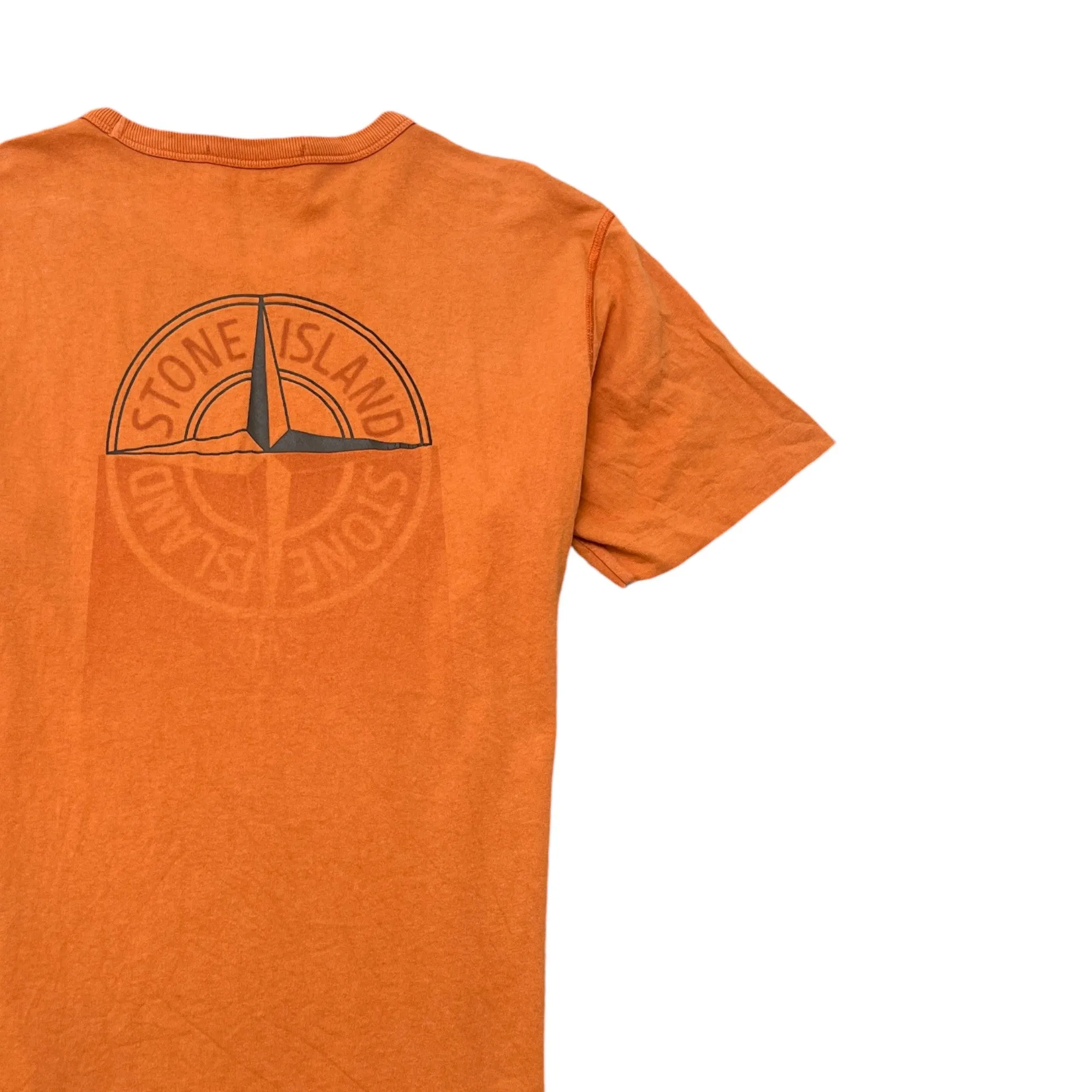 Men's Logo T-Shirt Orange Size S