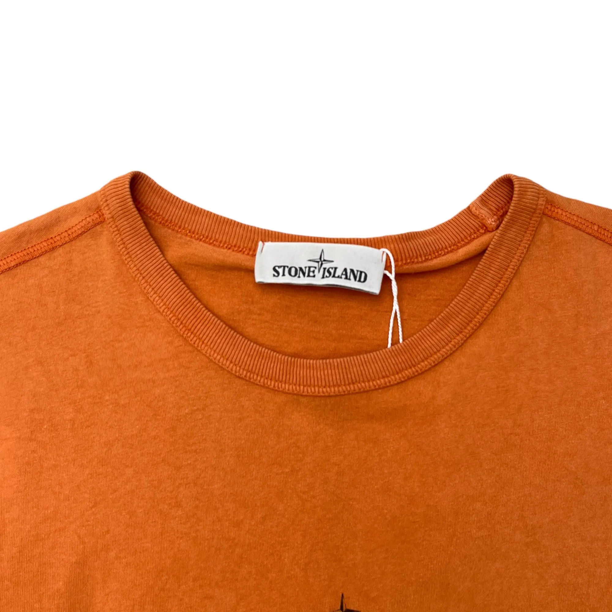 Men's Logo T-Shirt Orange Size S