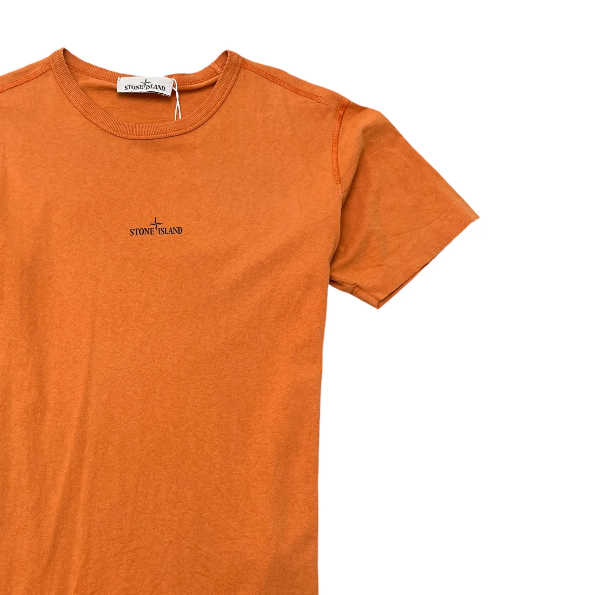 Men's Logo T-Shirt Orange Size S