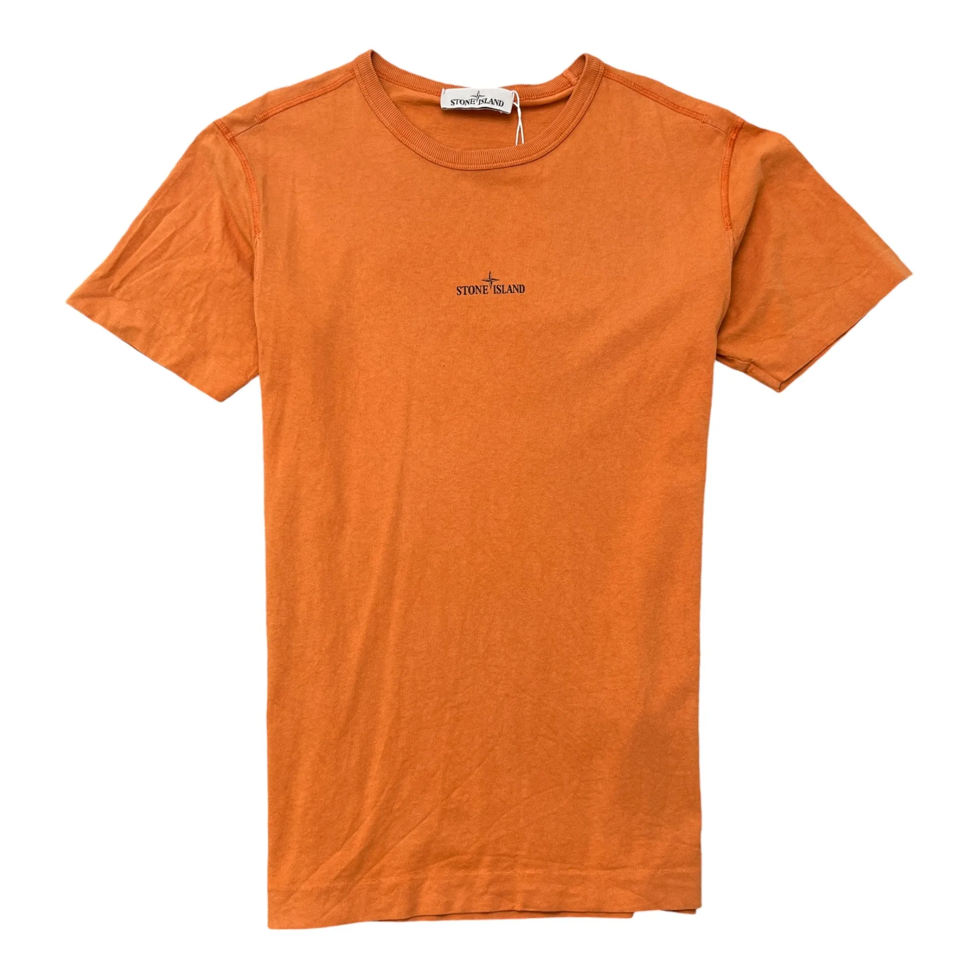 Men's Logo T-Shirt Orange Size S