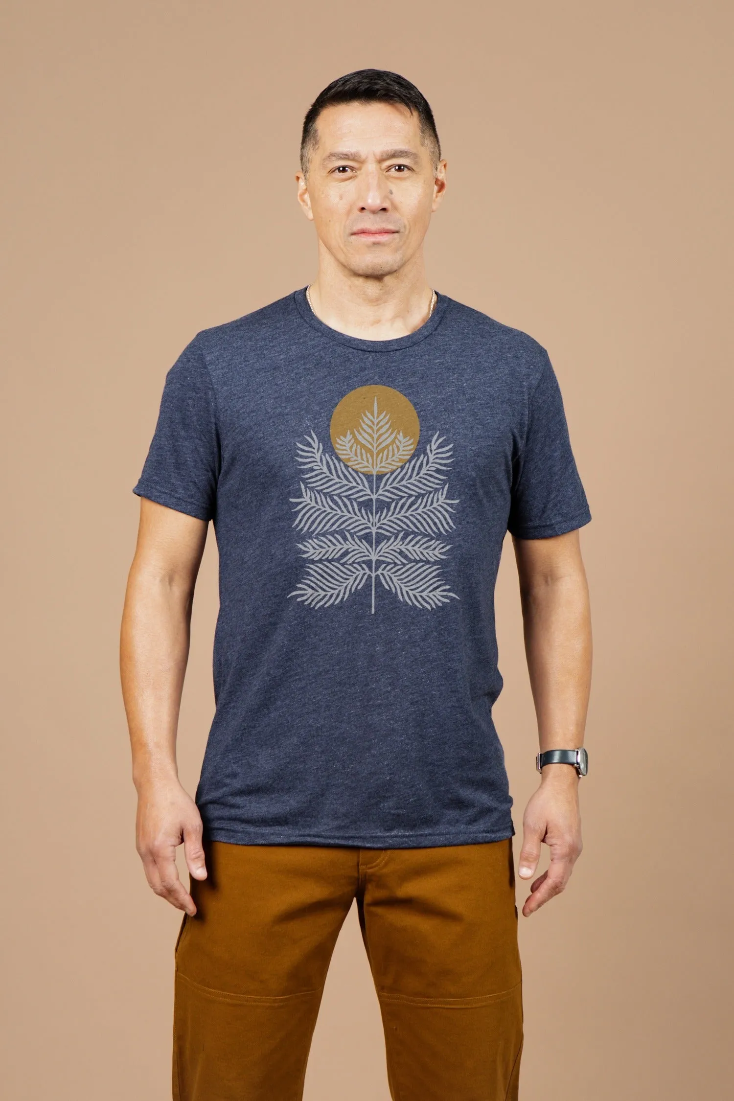 Men's Peace in Plants Tee / Navy