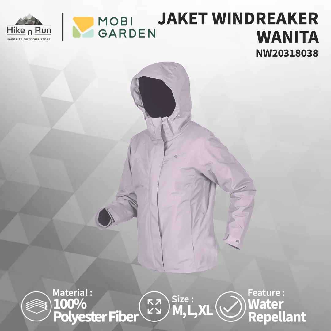 Mobi Garden Jaket Windbreaker Wanita NW20318038