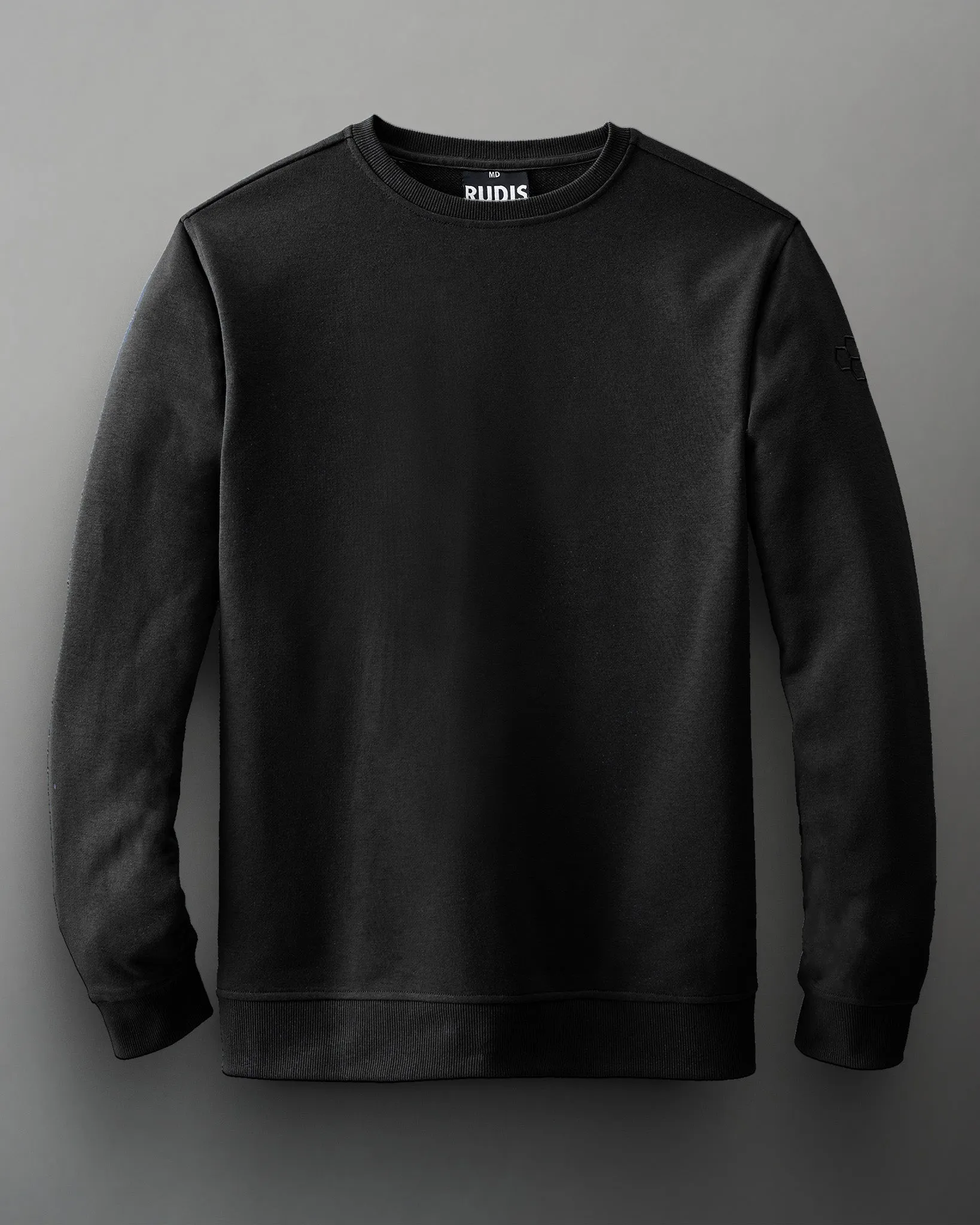 RUDIS Elite Terry Crewneck - Black