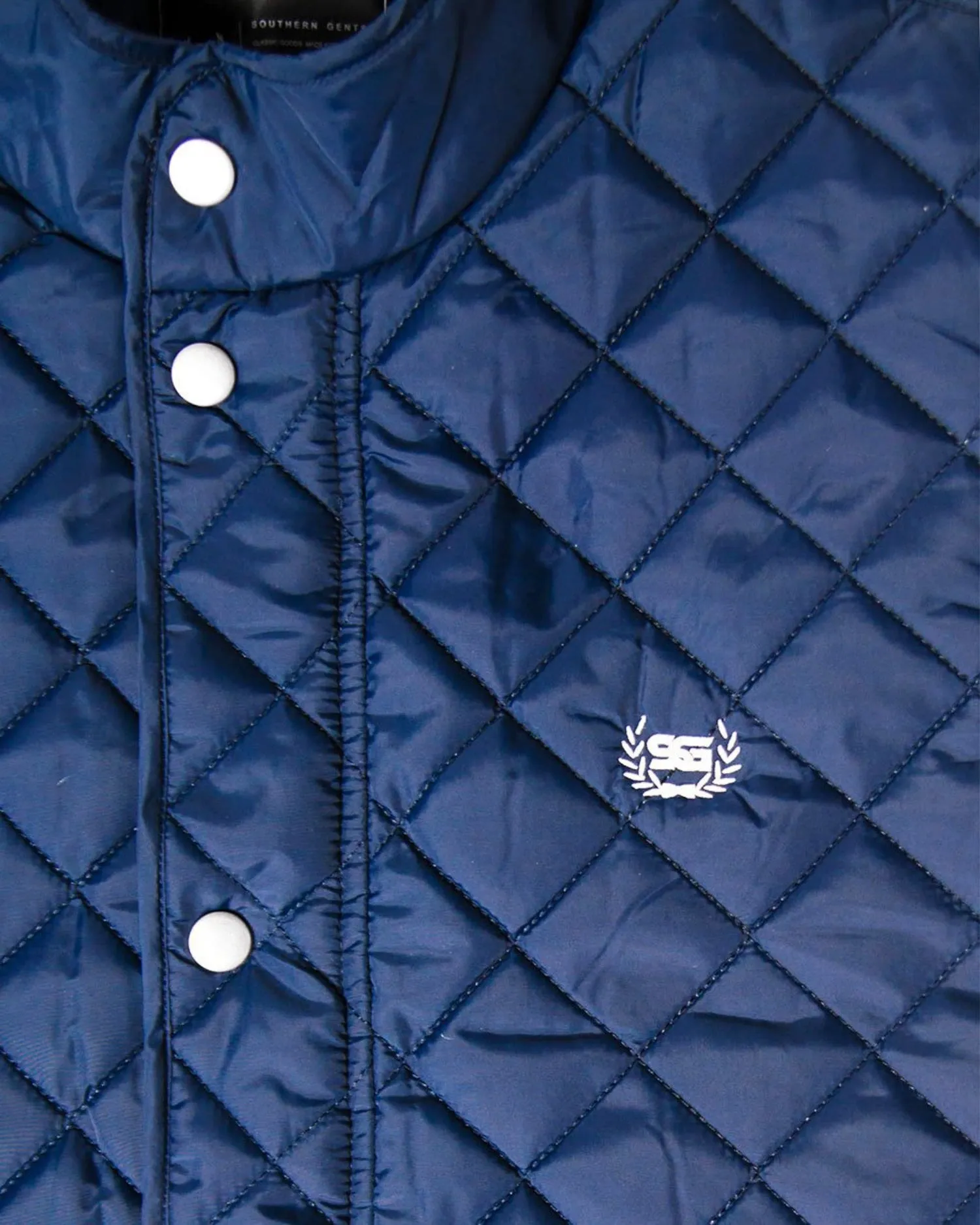 SG Quilted Vest - Navy