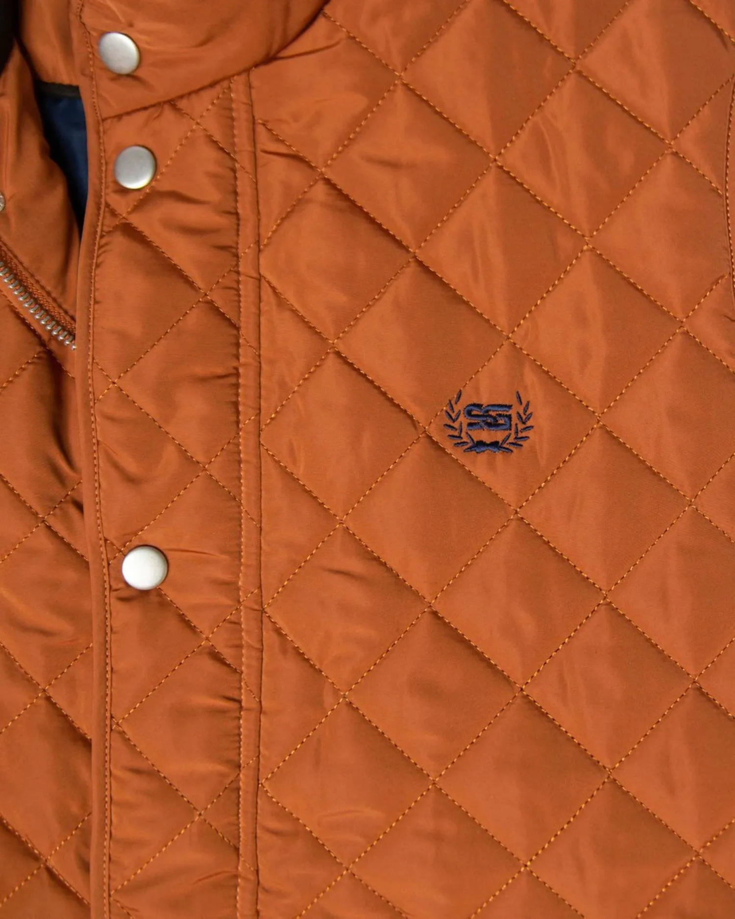 SG Quilted Vest - Tangerine