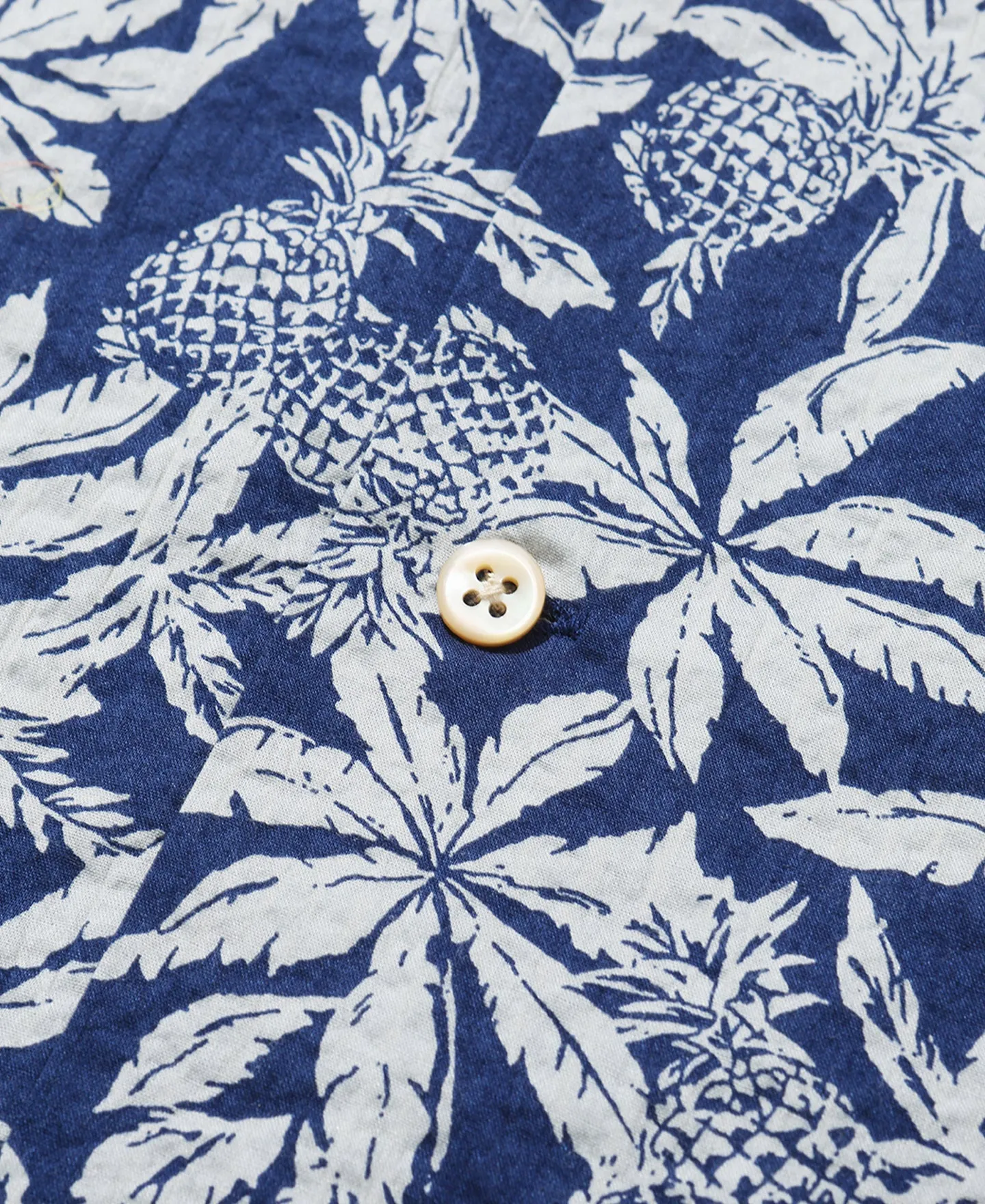 Tropical Palm & Pineapple Aloha Shirt