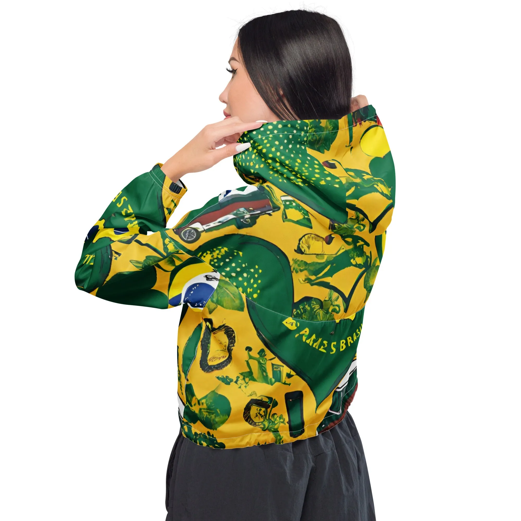 Women’s cropped windbreaker / Love Brasil (AI created)