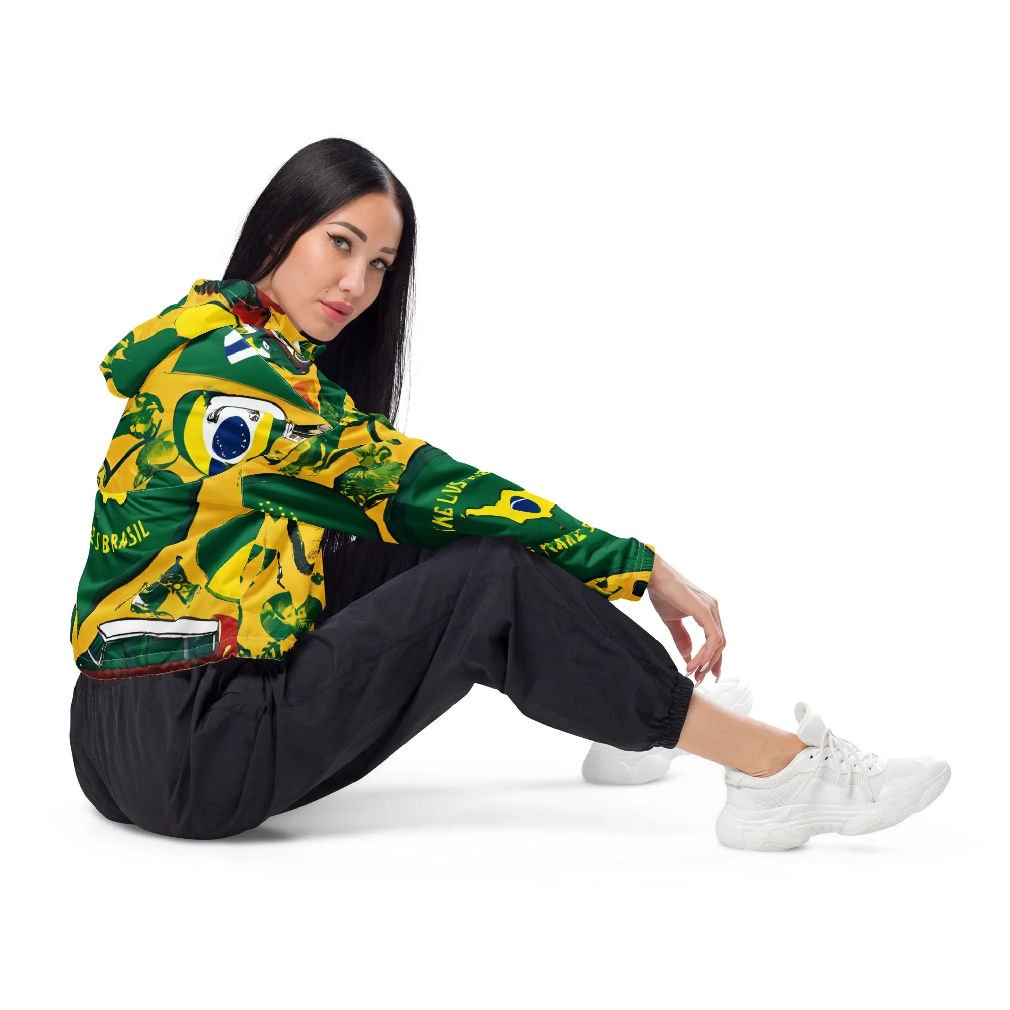 Women’s cropped windbreaker / Love Brasil (AI created)