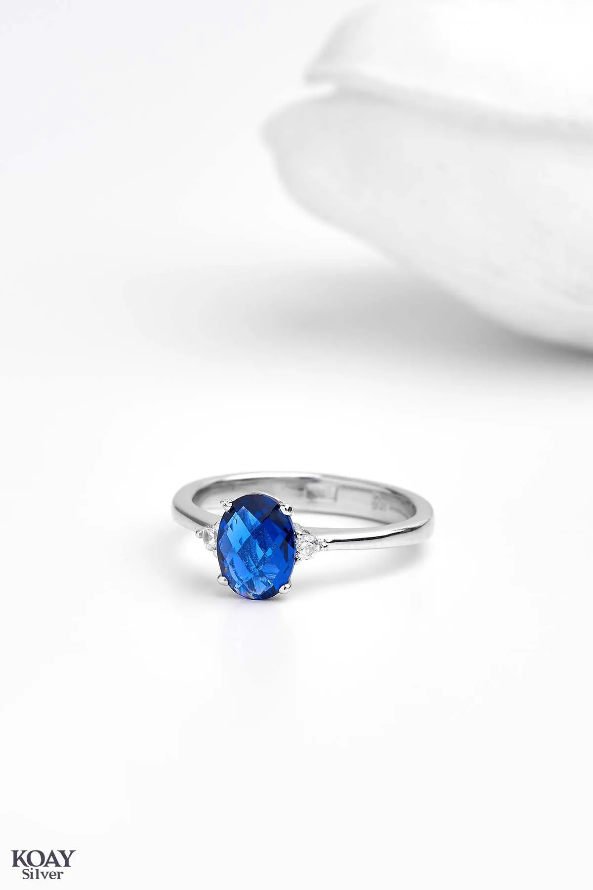 Zircon Ring (070-Navy)